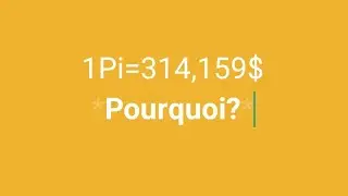 ‼️1Pi=314,159$ , valeur GCV est une valeur exorbitante pour #pi⁉️