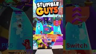Stumble Guys PS5 vs Xbox Series S vs Nintendo Switch #Shorts