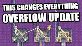 Mindustry, overflow is now OP, we gotta change all our schematics. Plastanium belts updated too