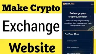 How to Make Crypto Exchange Website | Make own website