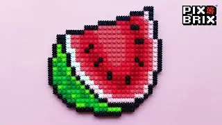 2D Watermelon - Pix Brix Instructions