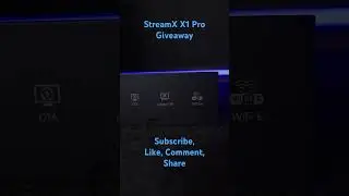 StreamX X1 Pro Giveaway. https://youtu.be/BsuZUosEW3Q