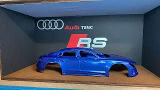 Lasercutting a Custom Audi RS Diorama with the Wainlux L6 10w Diode Laser Engraver