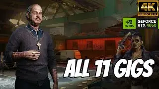 Cyberpunk 2077 - Sebastian "Padre" Ibarra FULL Gigs [4K60FPS PC]