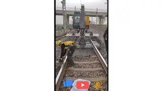 The rails were replaced with new stone pillows amazing video and satisfactory #shorts