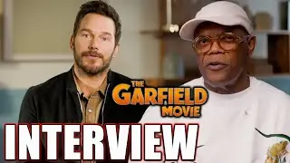The Garfield Movie Chris Pratt And Samuel L Jackson Interview