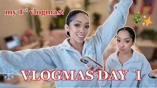 Vlogmas Day 1🎄| Rearrange & reorganize my home office! matcha lattes, grwm, work from home✨