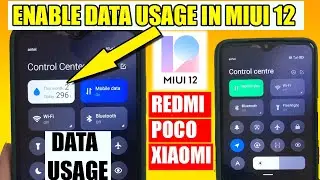 How to Enable Data Usage in Notification Bar in MIUI 12 in REDMI, POCO AND XIAOMI PHONE