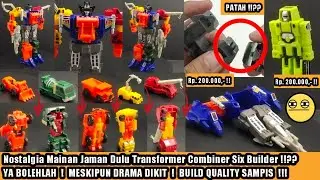 Nostalgia for Old-Time Toys Part 52! Transformers Combiner Micromaster Six Builder Slusher Car!