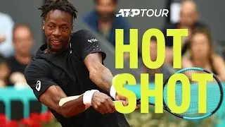 Hot Shot: Monfils Breaks Federer After Exhausting Rally | Madrid 2019