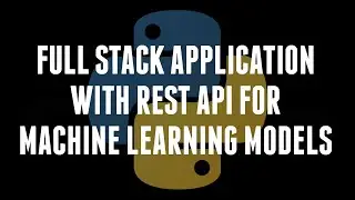 ML Model Full Stack Application Deployment - REST API