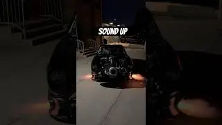Sound Up!! Throw back flame throwing 2step action.  #car #racing