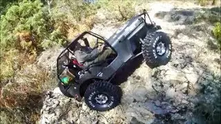 JEEP WILLYS 1/6 SCALE TRAIL RUN R/C AND CRAWLING EP19