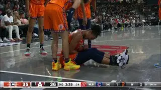 Thomas SCREAMS In Pain With Injured Shoulder After ROUGH Collision With Hillmon | Dream vs Sun