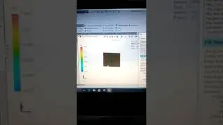Plastic flow analysis in solid works