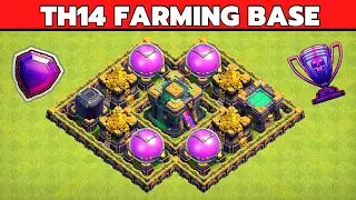 Th14 Top 10 Best Farming Bases With Links || Th14 Farming And Pushing Bases With Copy Link || 2021