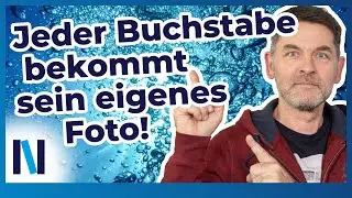 Photoshop Elements 2021: So fügst Du Fotos in Text/Buchstaben ein!