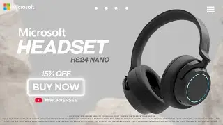 Microsoft Headphone Animation Concept In Blender