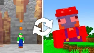 Minecraft Death Swap, But We're Random Sizes...