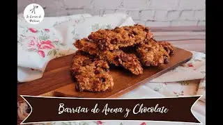 Oatmeal and Chocolate Bars with Chickpea Flour | Healthy Recipes | Gluten Free Recipes