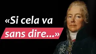 Les MEILLEURES citations de TALLEYRAND, le « diable boiteux »