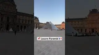 Louvre Pyramid in Paris France 🇫🇷
