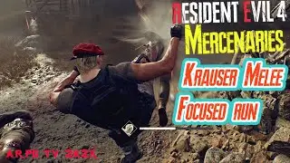 RE4R Mercenaries Jack Krauser [Melee Focused Run]