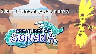 Find a super behemoth speedrun in Creatures of Sonaria! (any%)