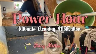 POWER HOUR CLEAN | CLEANING MOTIVATION | Stacy Miller