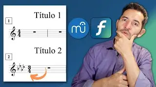 Several songs on the same score | Exercises or Worksheets (MuseScore y Finale)