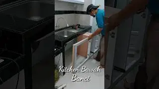 KITCHEN BAWAH BANCI #interioridaman #interiordesign #ideinterior #kitchen #furniturekekinian