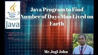 Java Program | To Find the Number of days a Man Lived on earth | Ubuntu 20.04
