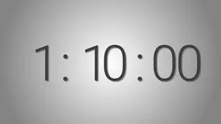 70 Minutes (1 hr. 10 min.) countdown Timer - Beep at the end | Simple Timer ( min)