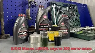 Масло Lukoil после 200 моточасов на Lynk & Co 01