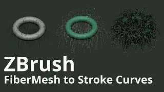 ZBrush FiberMesh to StrokeCurves