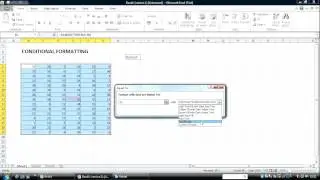 Excel Conditional Formatting 3: Highlight cell rules - Between, Equal