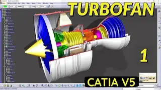 TURBOFAN DESIGN IN CATIA | Part -01 | TURBINE IN CATIA | CATIA TUTORIALS | GENERATIVE SHAPE DESIGN