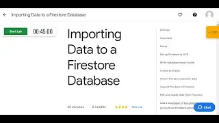 Introduction to Serverless: Firebase Development | Importing Data to a Firestore Database | LAB-1