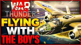 Flying with the boys