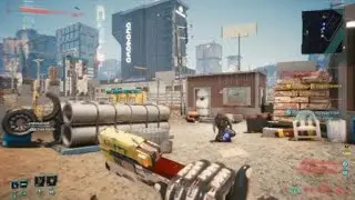 Cyberpunk 2077 Руки Гориллы и пистолет Скиппи