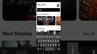 Movie Streming UI design in flutter #flutter #androidstudio #appdevelopment #shorts #shortvideo