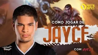 COMO JOGAR DE JAYCE - TUTORIAL DE HABILIDADES, COMBOS, RUNAS E OBJETIVOS - COM AYEL - LOL