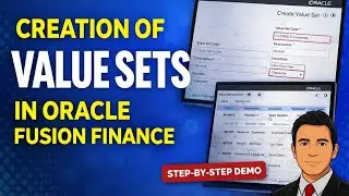 Creation of Value set in oracle fusion