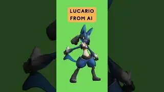 Lucario Photo vs Ai