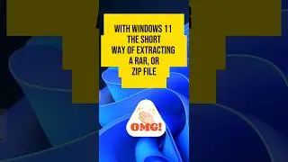 💥The fastest way of extracting RAR or ZIP file on Windows 11✅