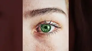 Simple way to change eye color | photoshop Tutorial👁️