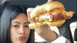 Trying the new Chick-fil-A Sandwhich and Milkshake (3+ mins)