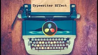 Amazing TYPEWRITER Text Effect in DaVinci Resolve | Step-by-Step Guide