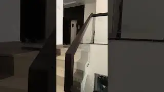 Full glass Aluminium top stairs railing #railing #shortsfeed #trending #shortvideo #shorts#subscribe