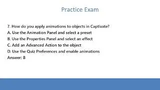 AD0-L800 Adobe Captivate Certified Professional Exam Prep & Practice Test